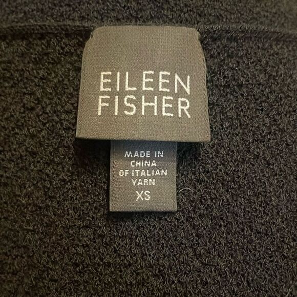 Eileen Fisher 100% Wool Black Tank Top XS - Picture 2 of 5